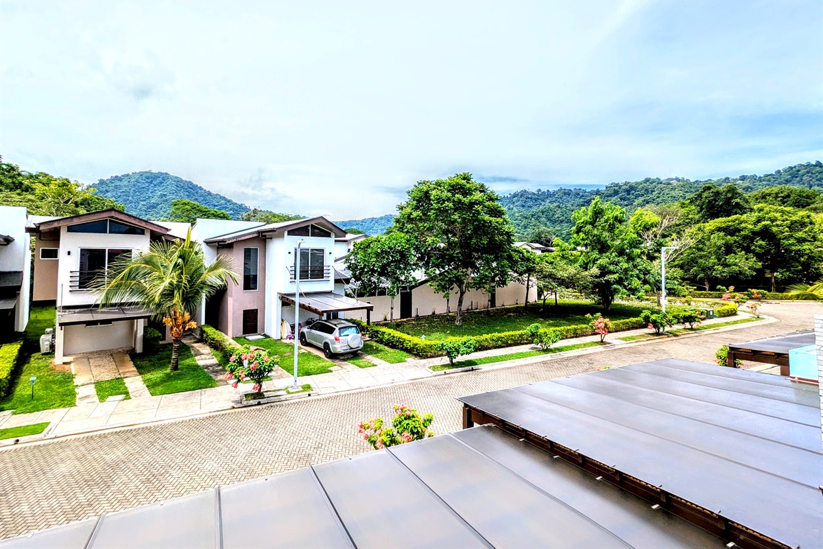 Neighborhood view from guest bedroom 2