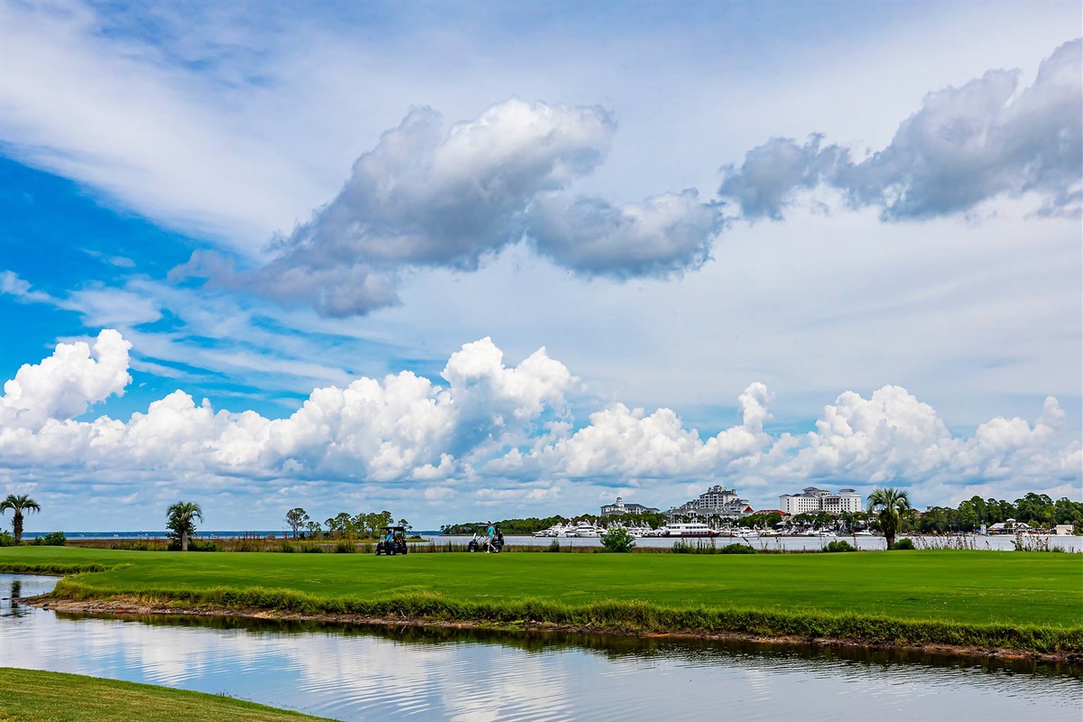 Enjoy a round of golf at any of the four championship golf courses.