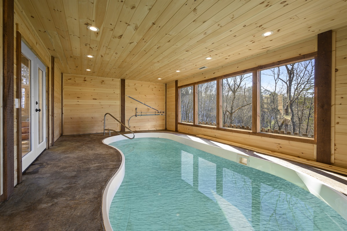 Cypress Springs Lodge indoor saltwater pool