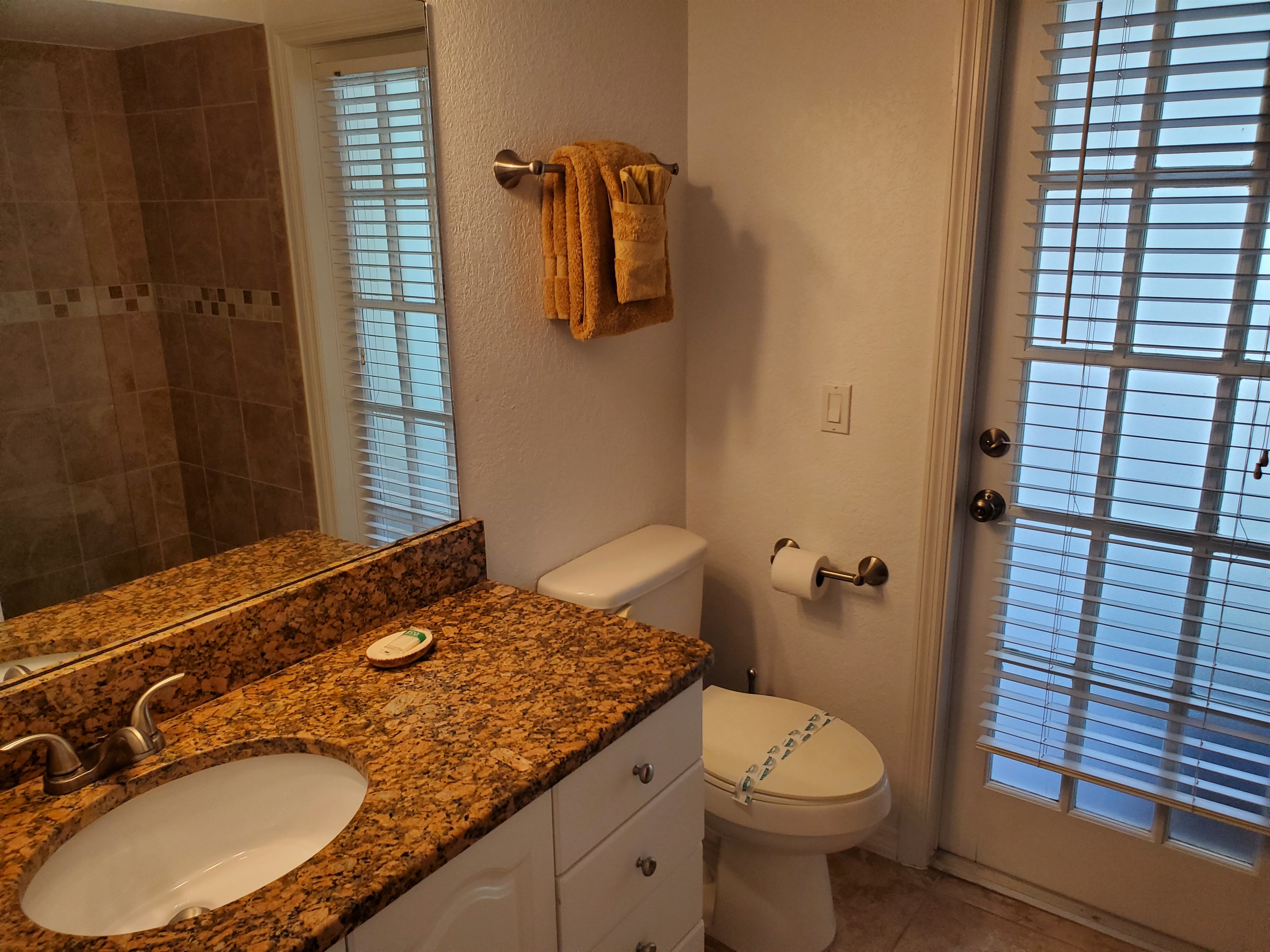 Full bathroom with walk in shower