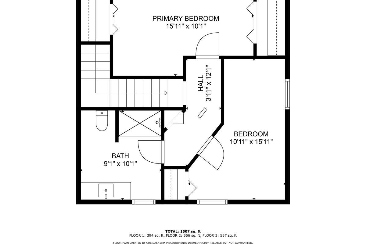 upstairs level