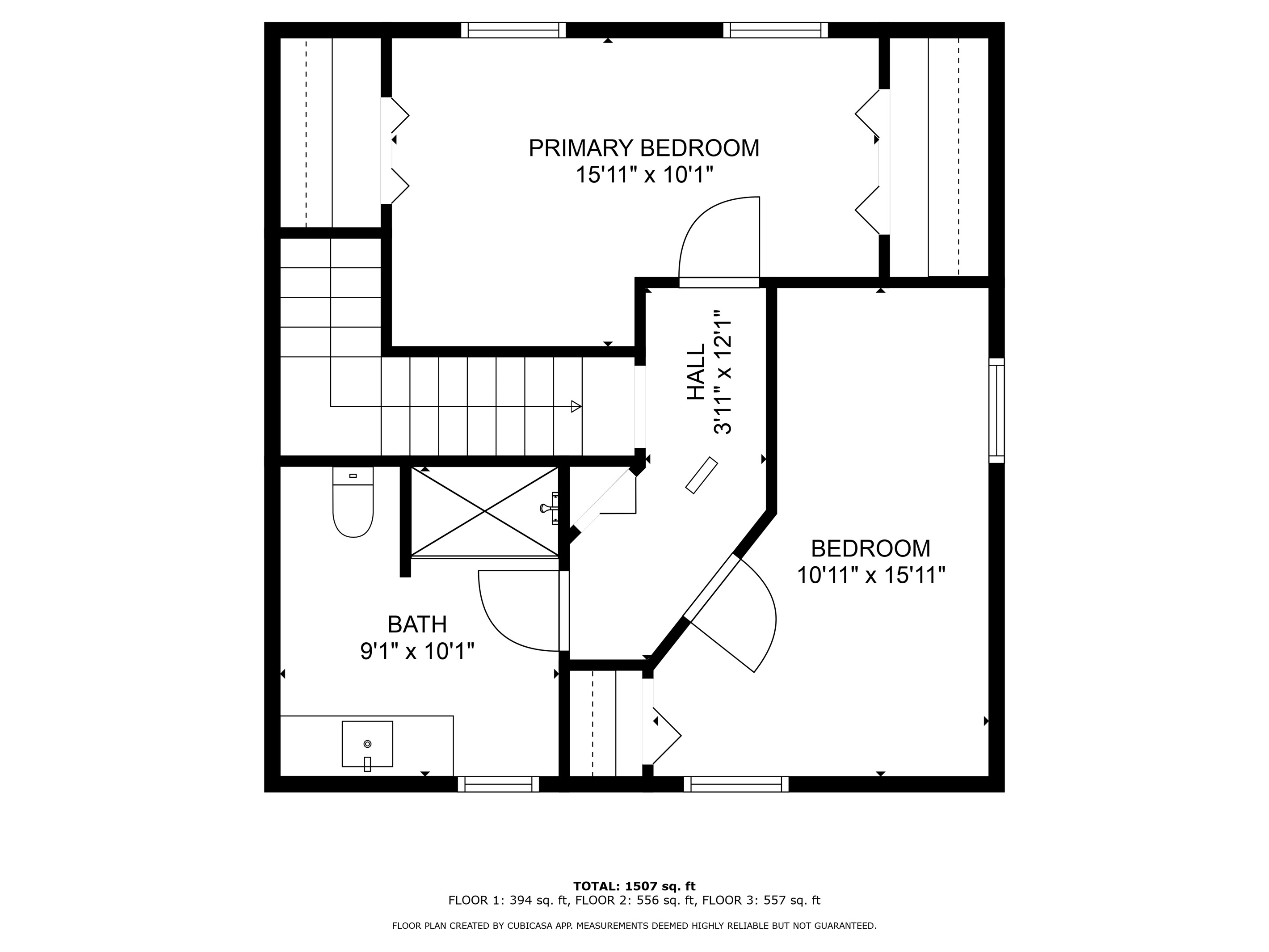 upstairs level