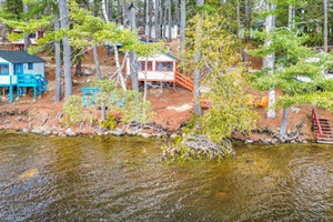 Point of view from the lake