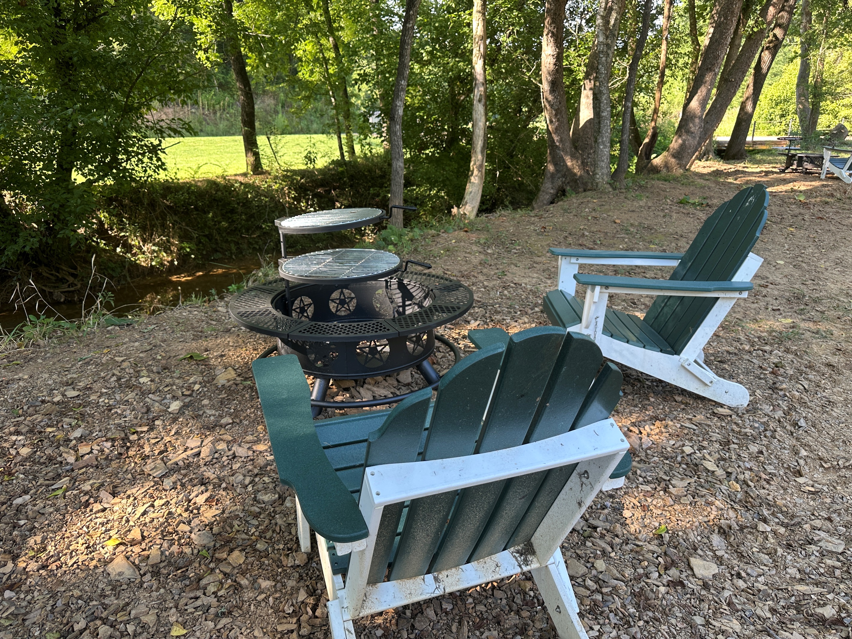 Smores and a creek...it does not get any better than this!