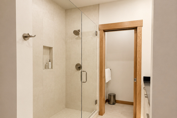 Custom tile shower