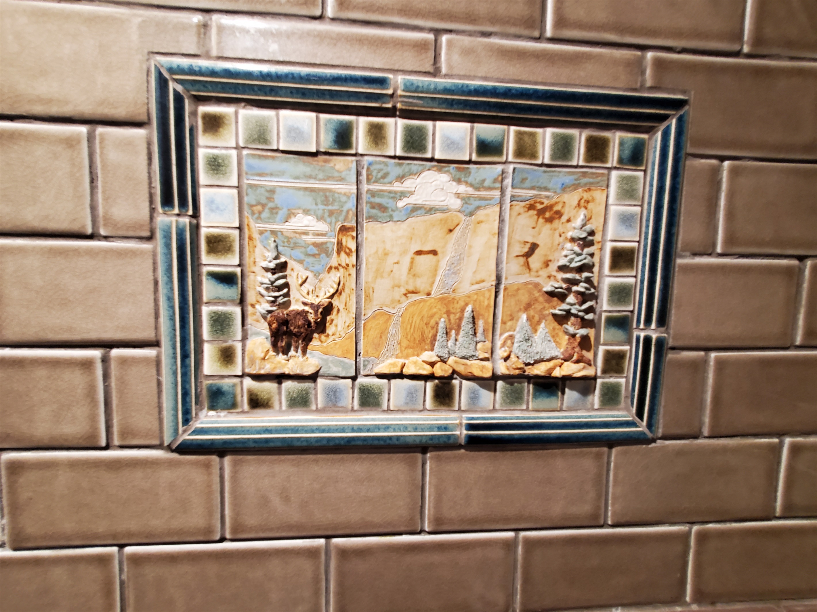 Custom tile work in Loft shower