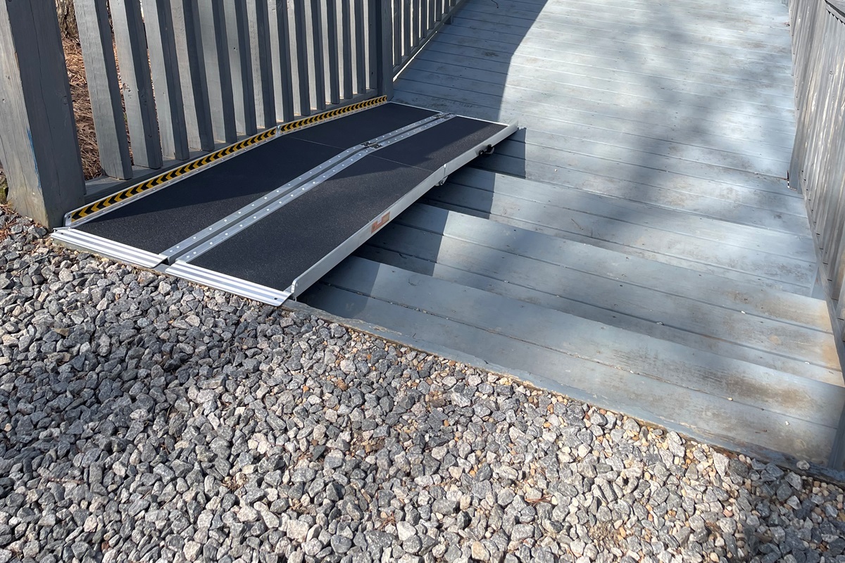 Ramp for step free accessibilty