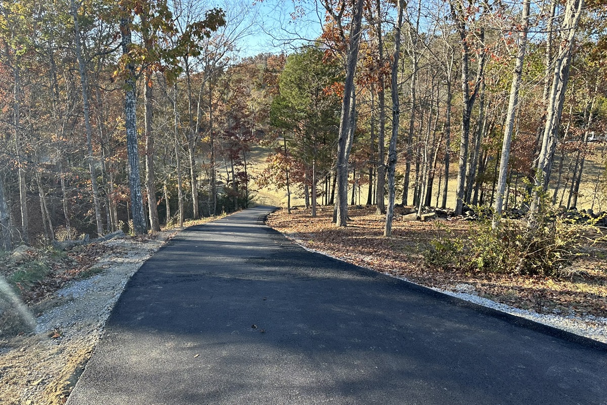 Paved Road to Lake for boat ramp if you bring your own boat