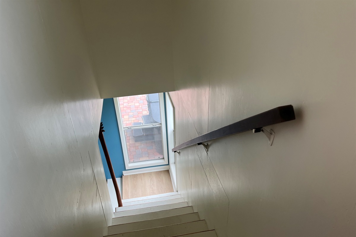 Stairs leading to the Veranda