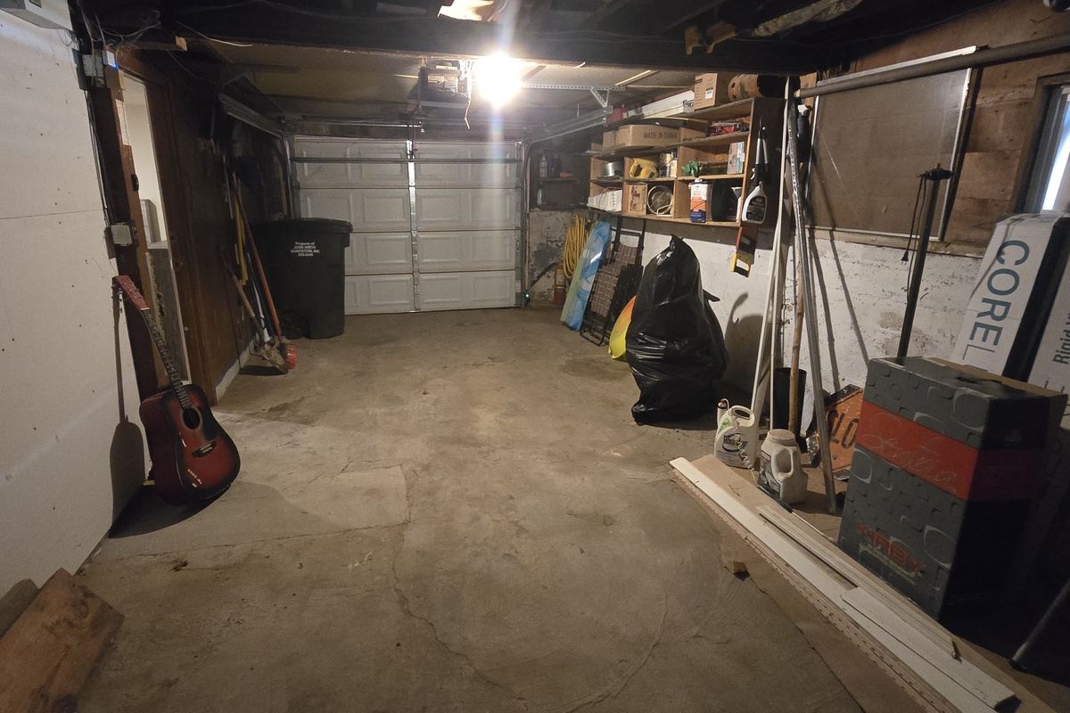 Garage back to front