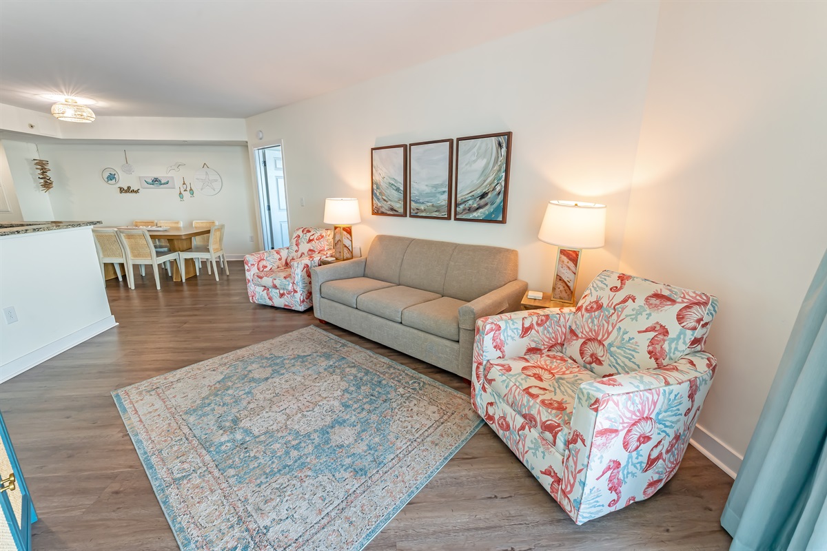 Amazing Living Room with Stunning Views🌊☀️