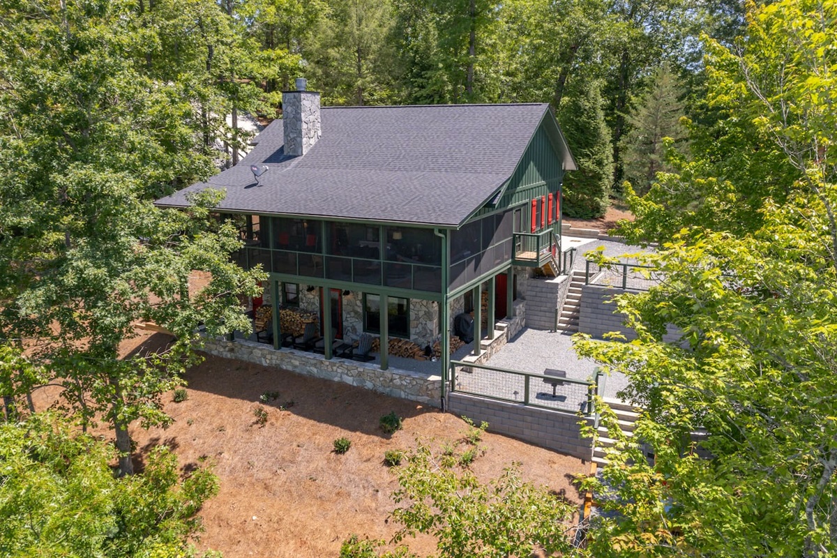 Drone Picture from back side of home