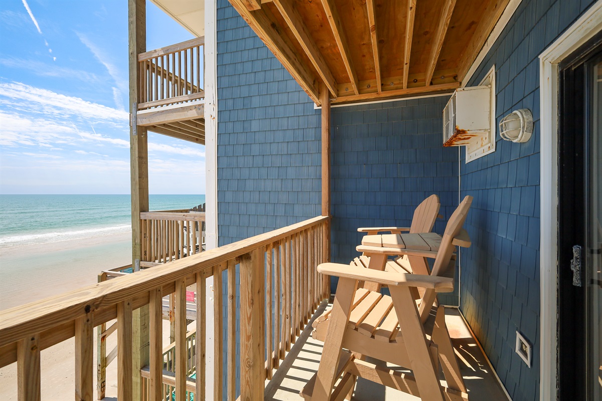 Comfortable furniture for enjoying the ocean views