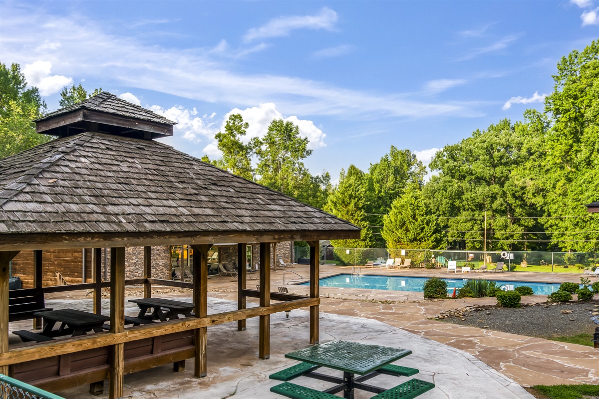 Neighborhood pavilion and pool