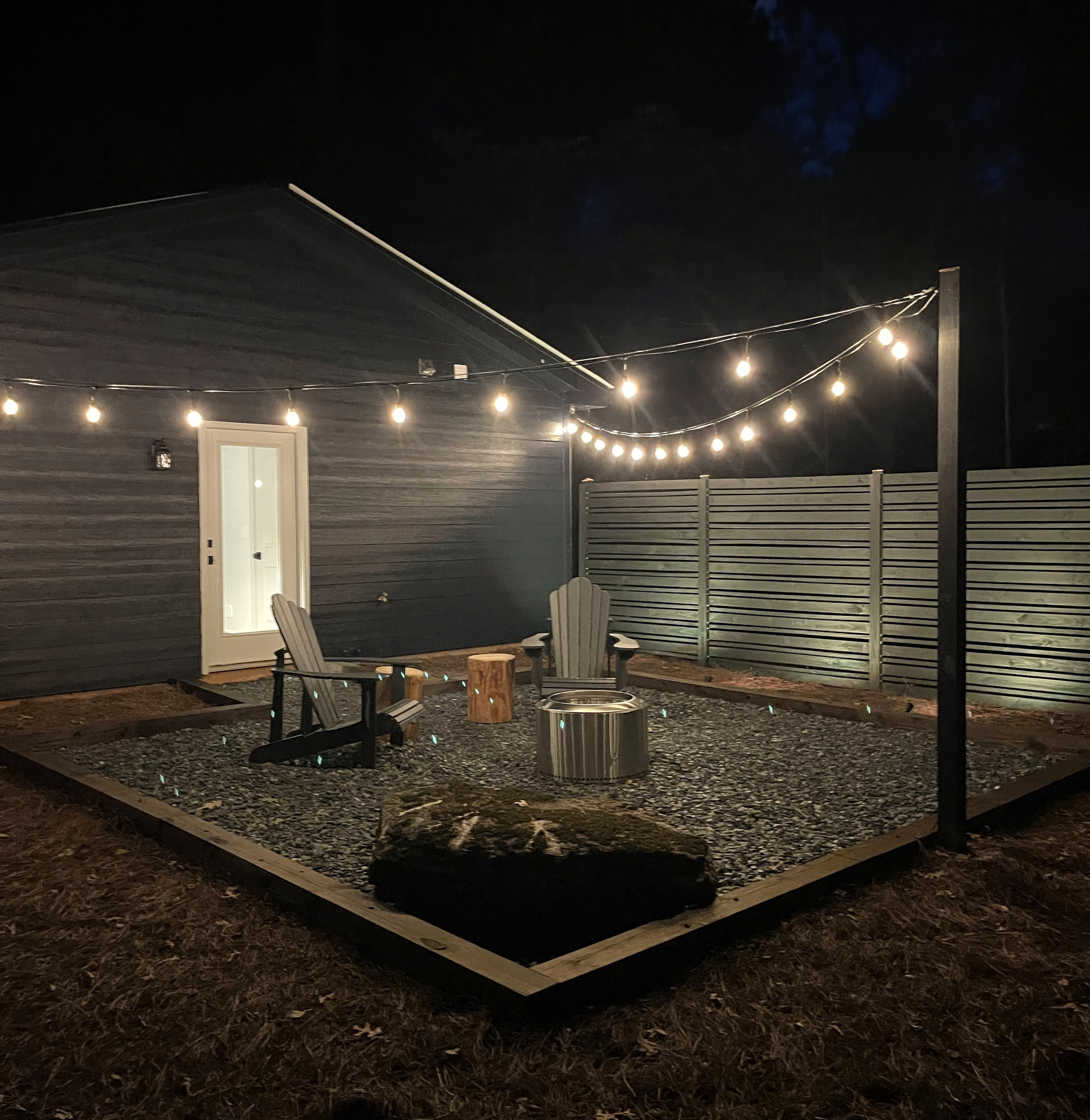 Private Fire Pit off Master Suite