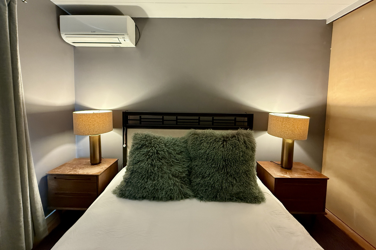 Queen bed + your own mini-split A/C and heat