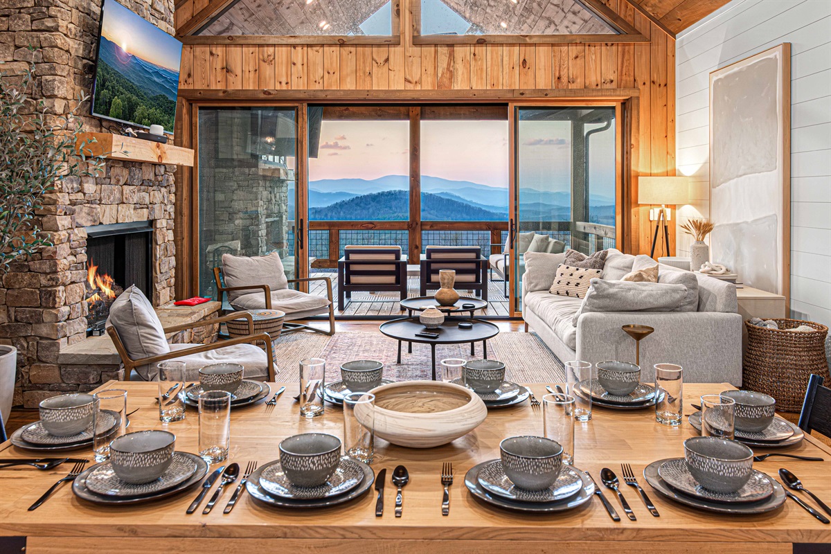 Table settings available for special occasions and/or holidays for up to eight guests