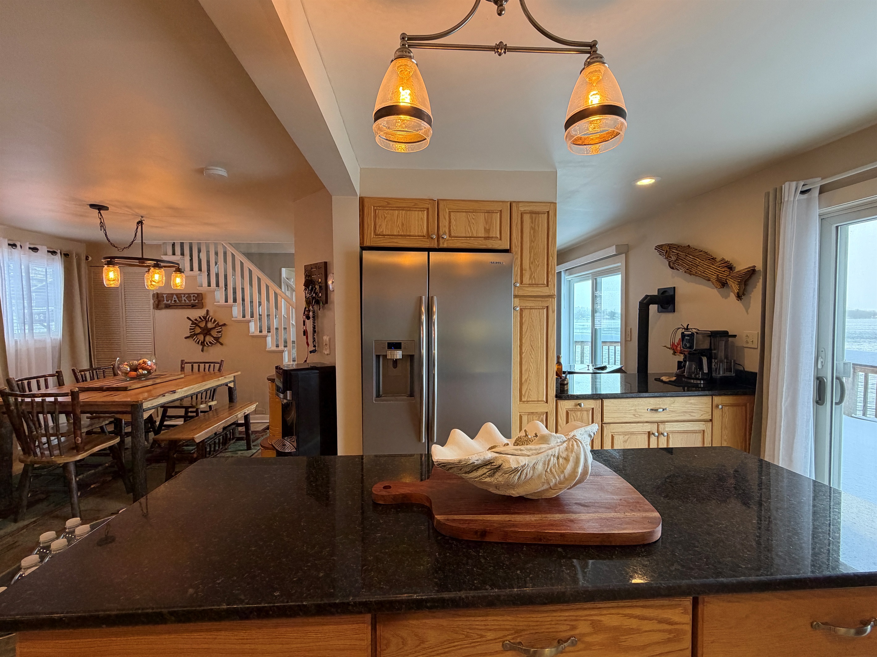 Kitchen with dining room
