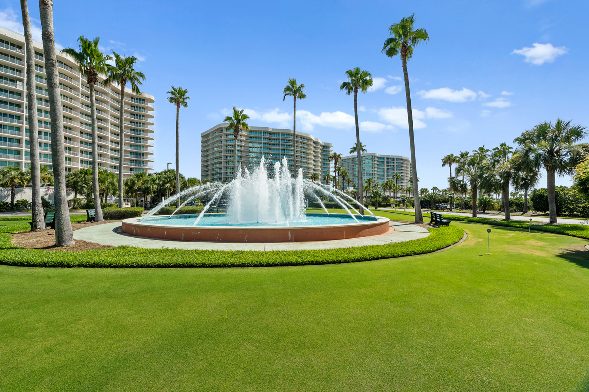 Water Feature at Entrance