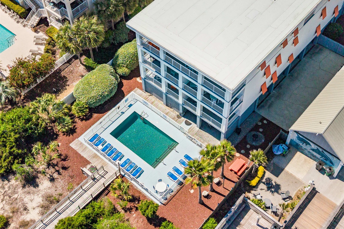 Oceanview Pool | Sea Gull | 201 Oceanview | 1116 Ocean Blvd, Isle of Palms, SC | IOP Escapes