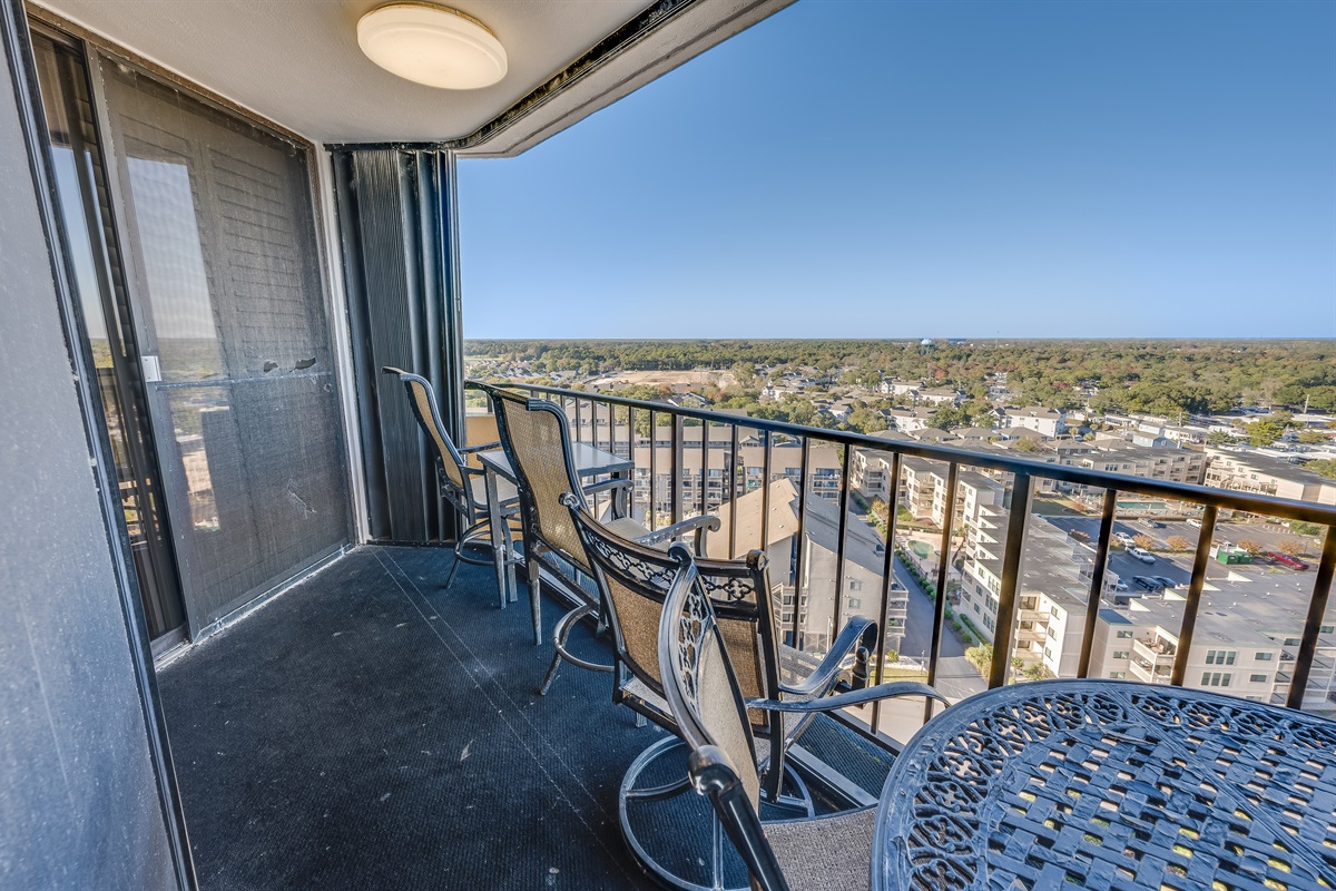 Breathtaking Views from Balcony!