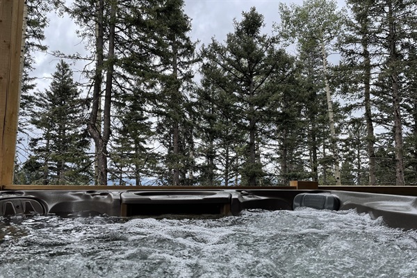 Outdoor hot tub