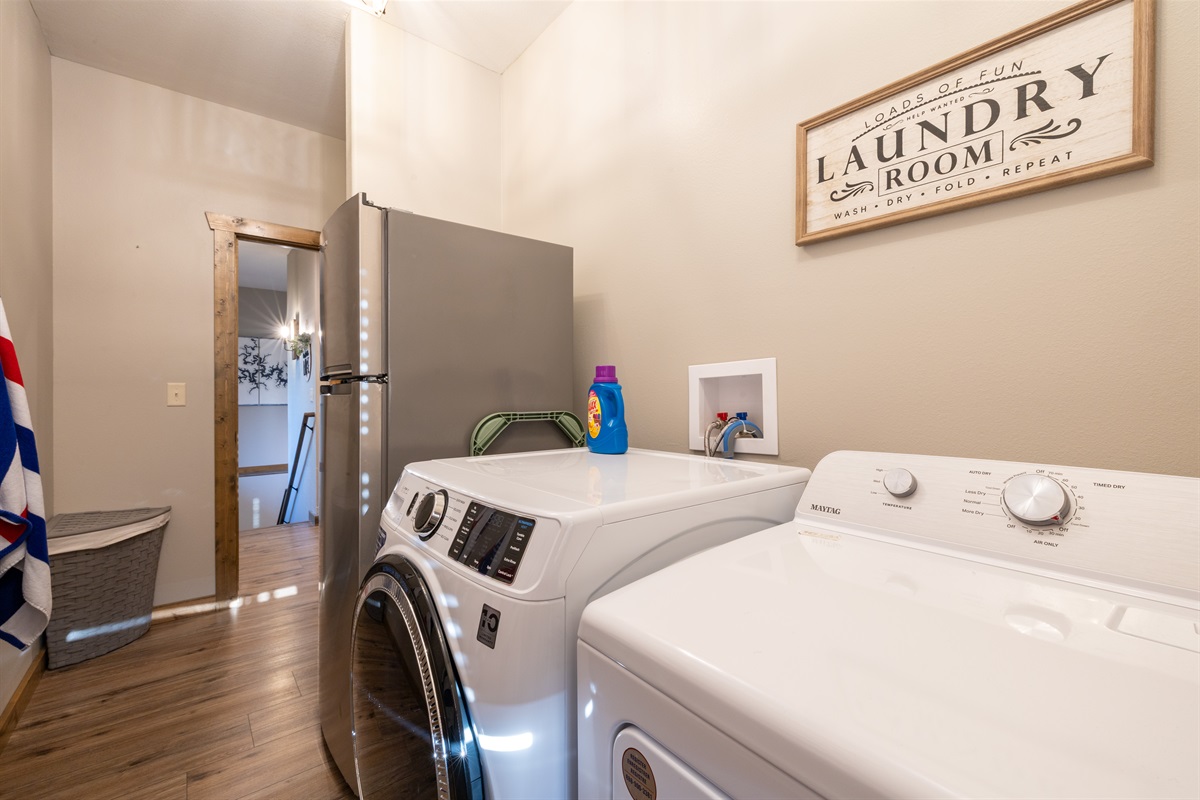 Washer and dryer