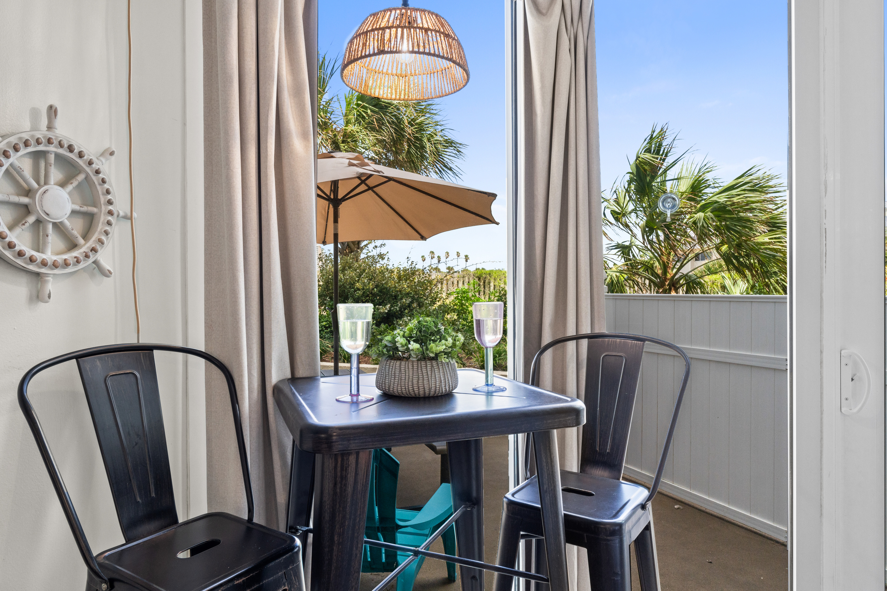 Dining Area overlooking the Patio