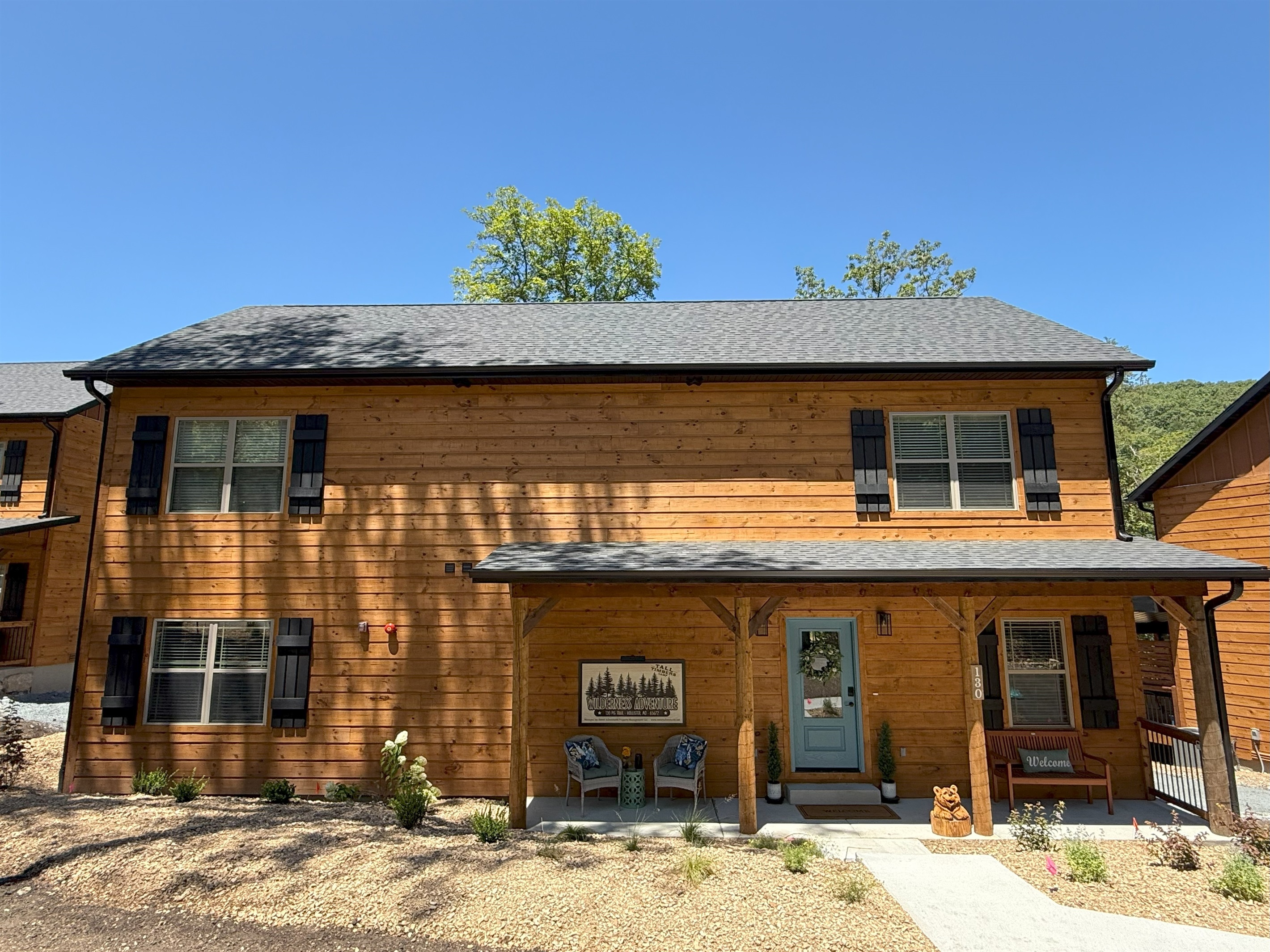 Wilderness Adventure in Tall Timbers Camp is your 6BR/6BA oasis in the woods!