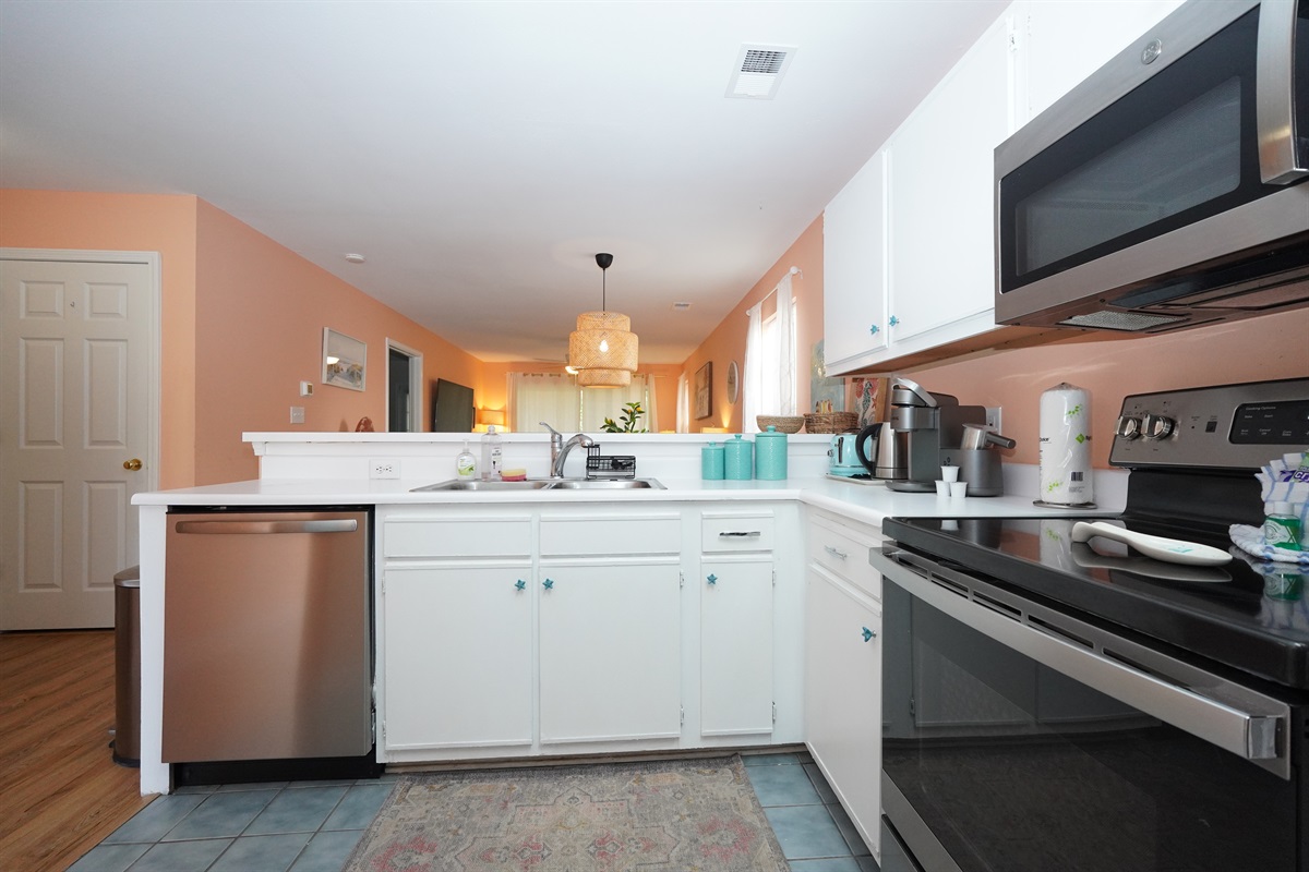 Kitchen Including Plenty of Cabinet and Countertop Space