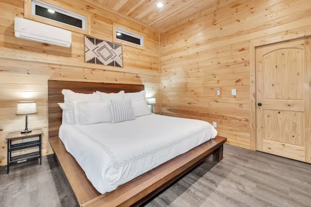 Private Lower Level Bedroom with King Bed