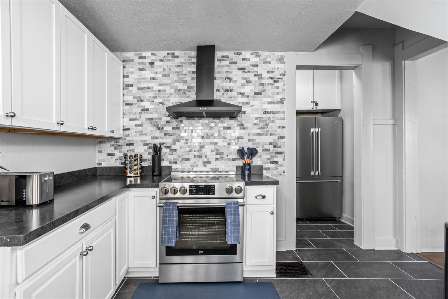 Cook your meals in our fully equipped kitchen.
