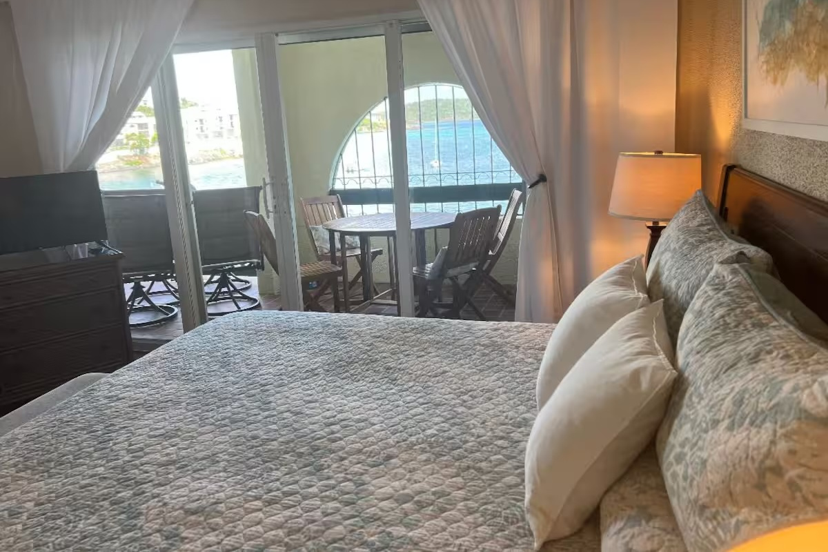 Comfortable king suite with plenty of space to unwind.