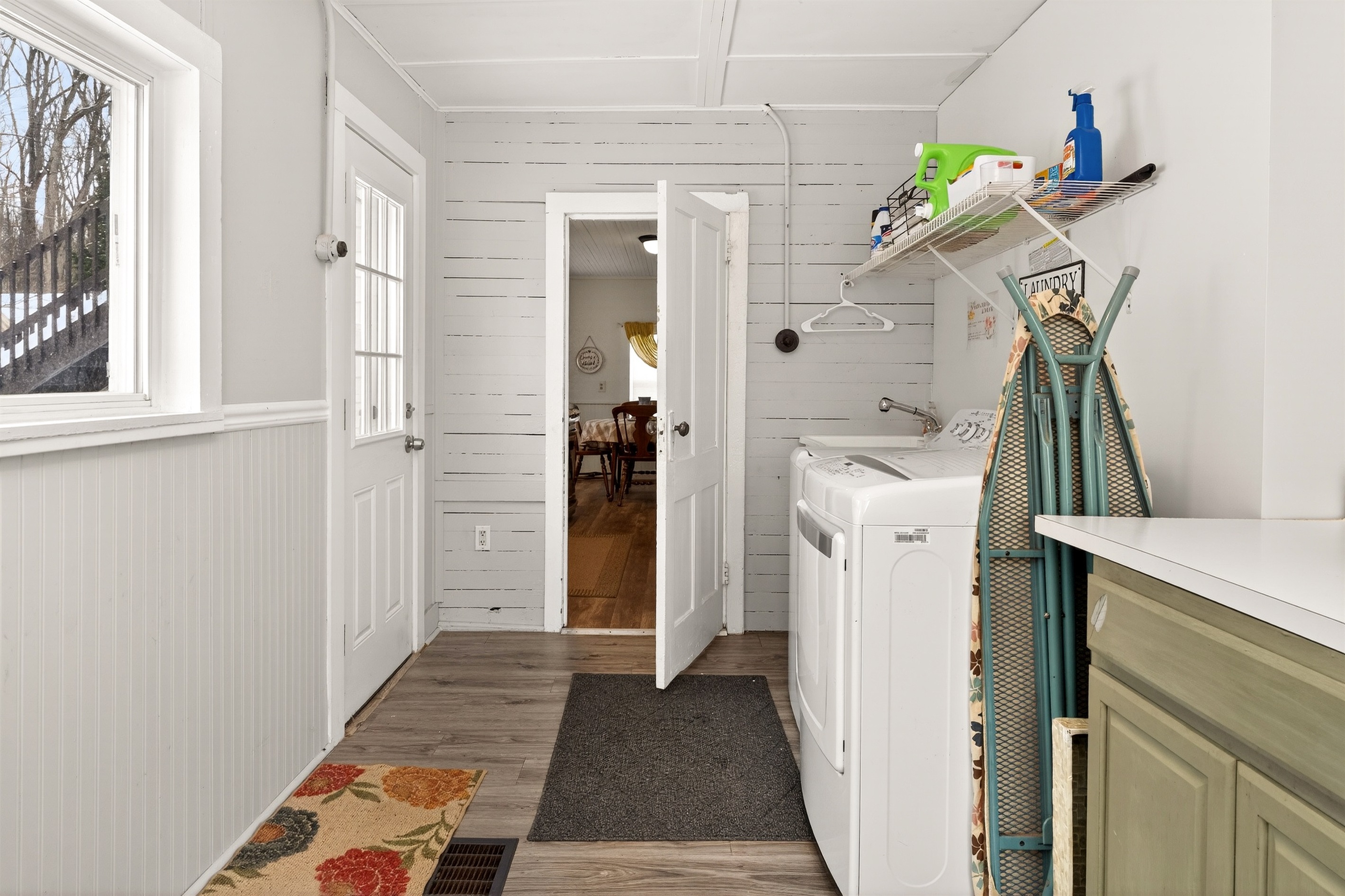 Main floor laundry room