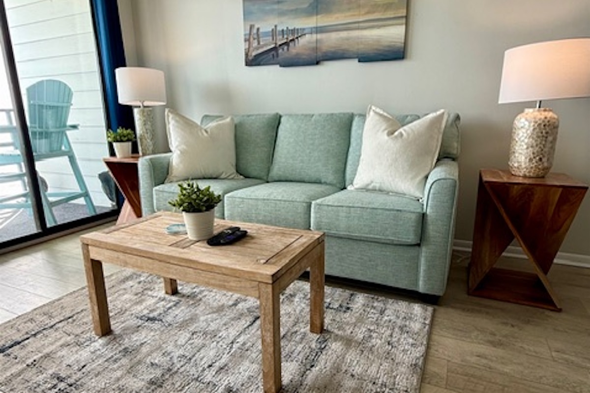 Living Room with Sofa Bed