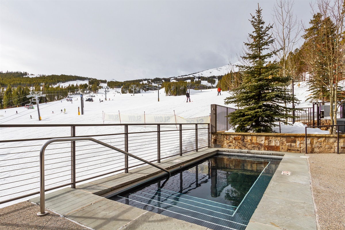 one of several outdoor hot tubs