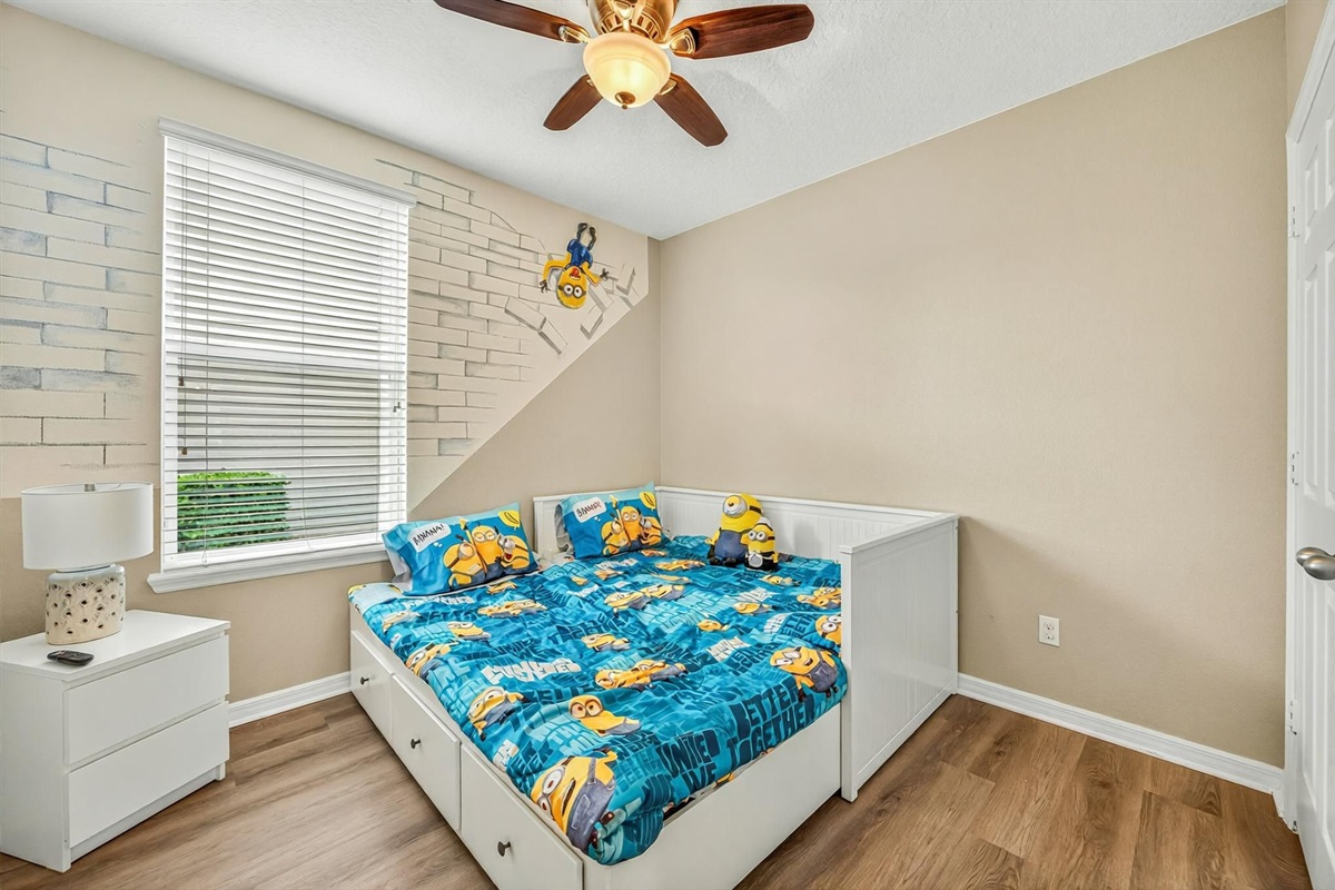 Minion bedroom fun for your little ones.