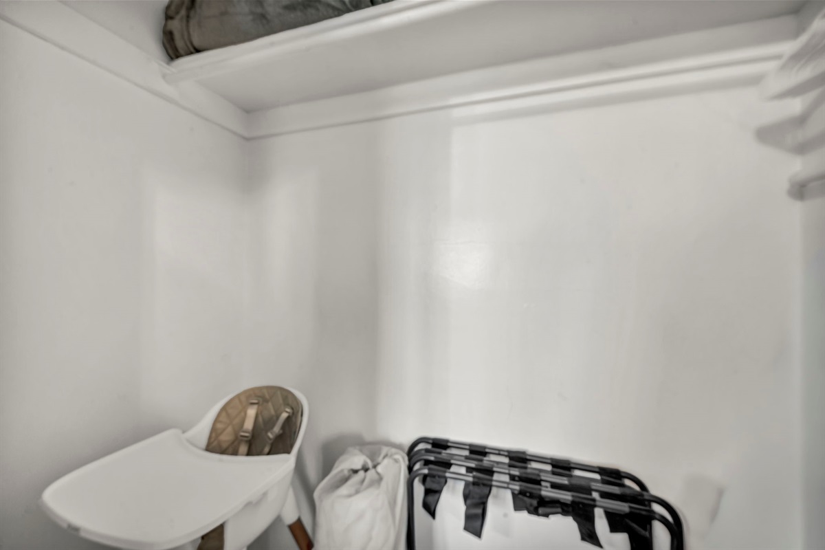 Plenty of closet space.