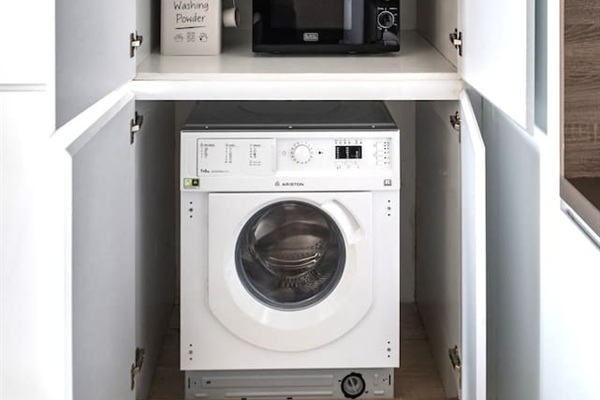 All appliances available - washing machine with dryer