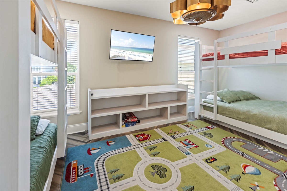3rd Bedroom w/ Bunks (2nd Floor)