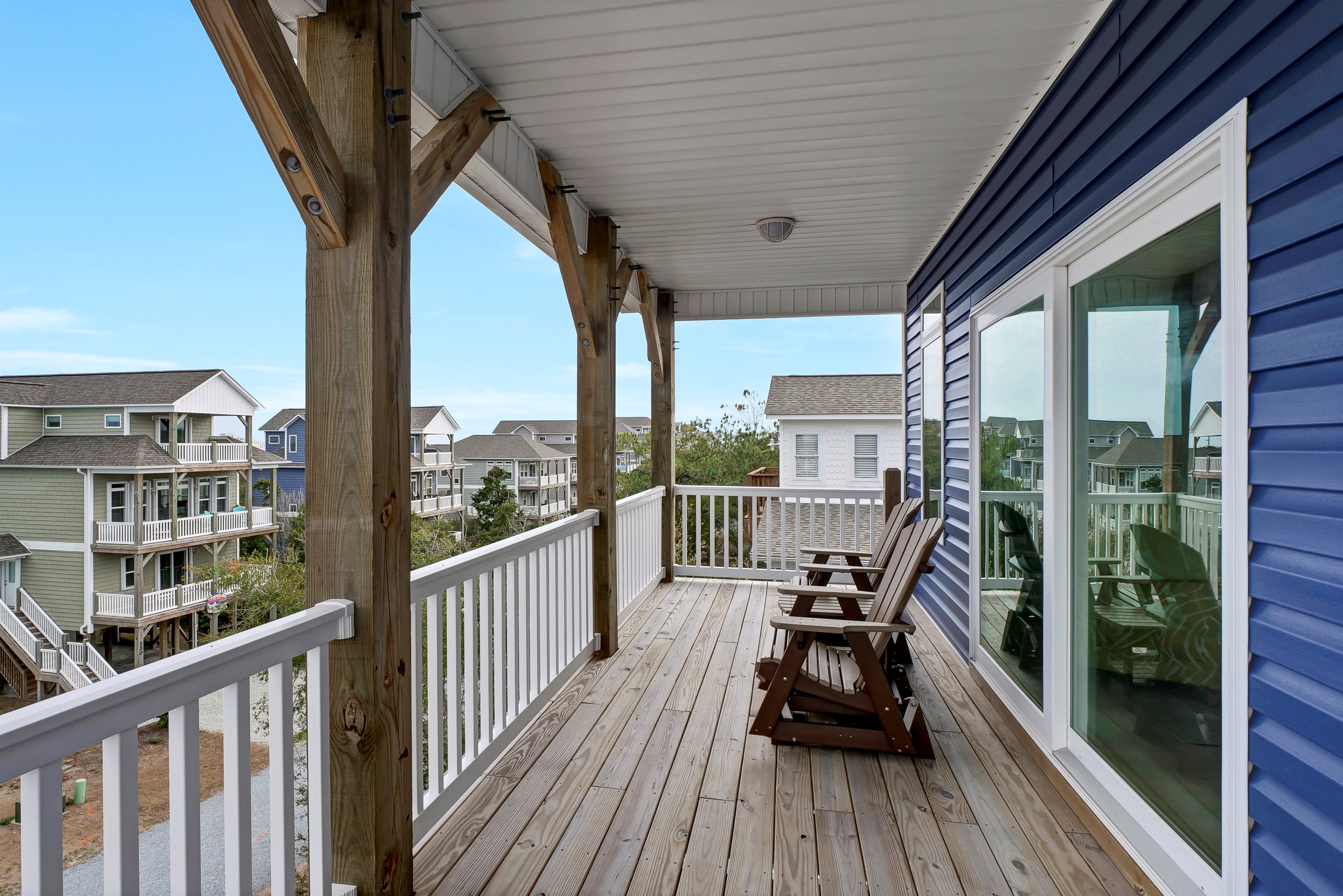 Step outside to an expansive balcony and simply relax while enjoying the coastal breeze with family and friends
