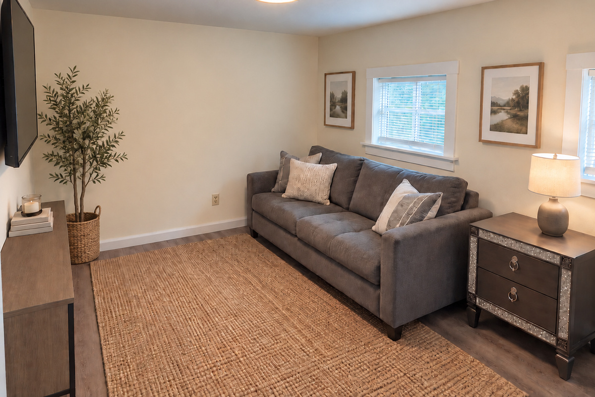 Living room with SmartTV