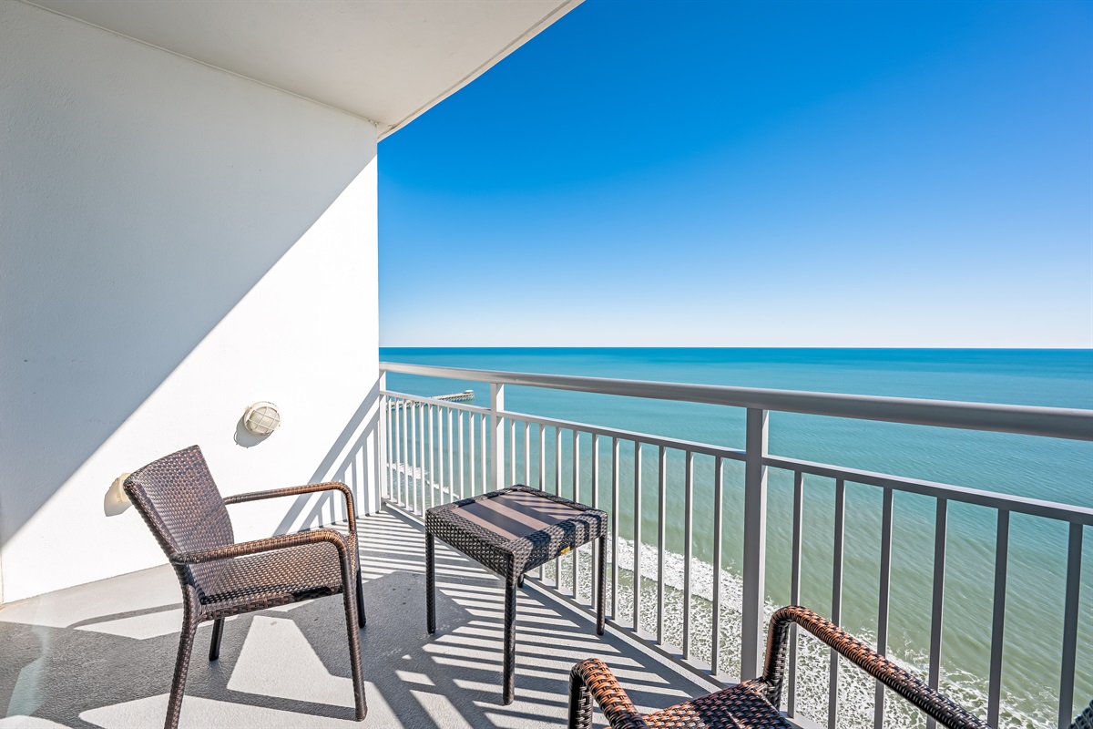 Breathtaking Views from Balcony!