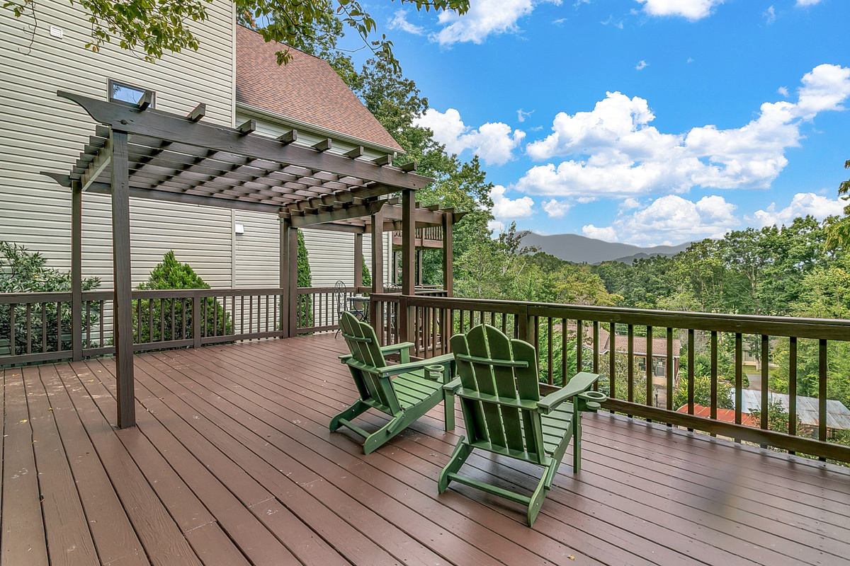 Lounge on the Large Pergola in fenced side-yard