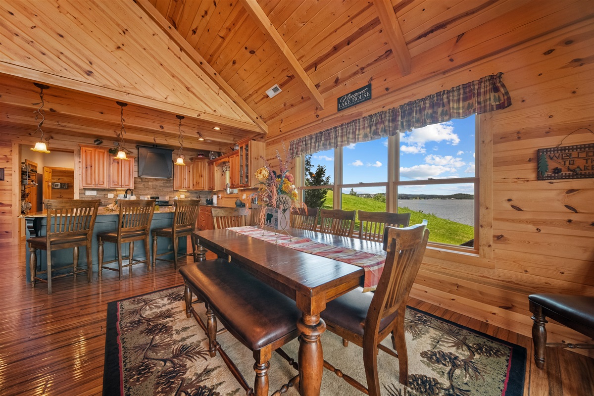 Dining Room with extra Kitchen seating