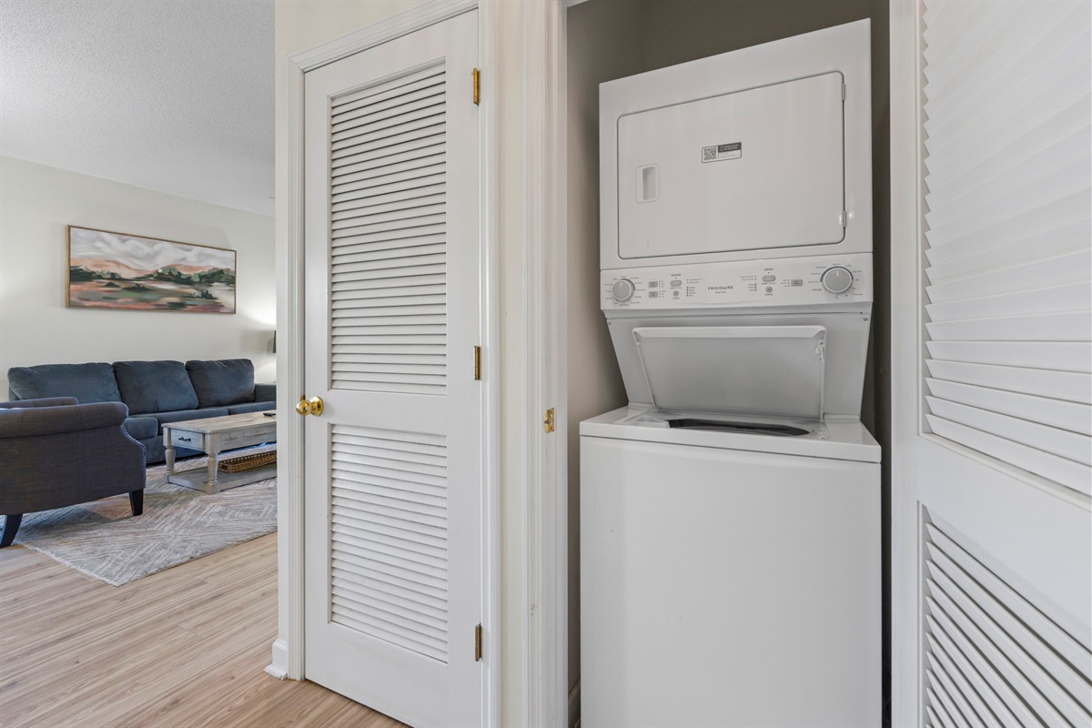 Washer & Dryer In the condo
