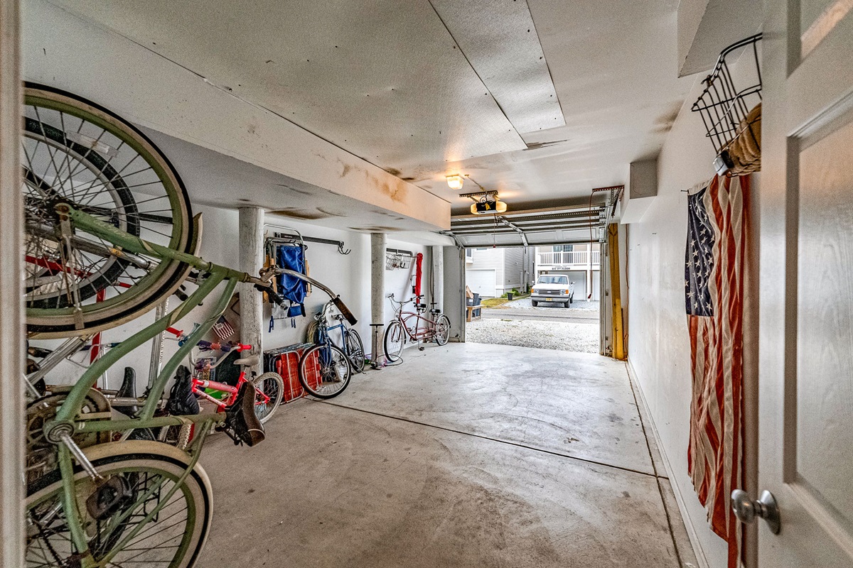 Property's garage area