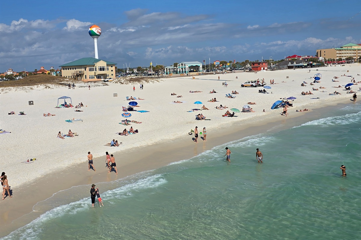 Warm sun and squeaky soft sand with lapping waves are calling.  Come visit Pensacola Beach.