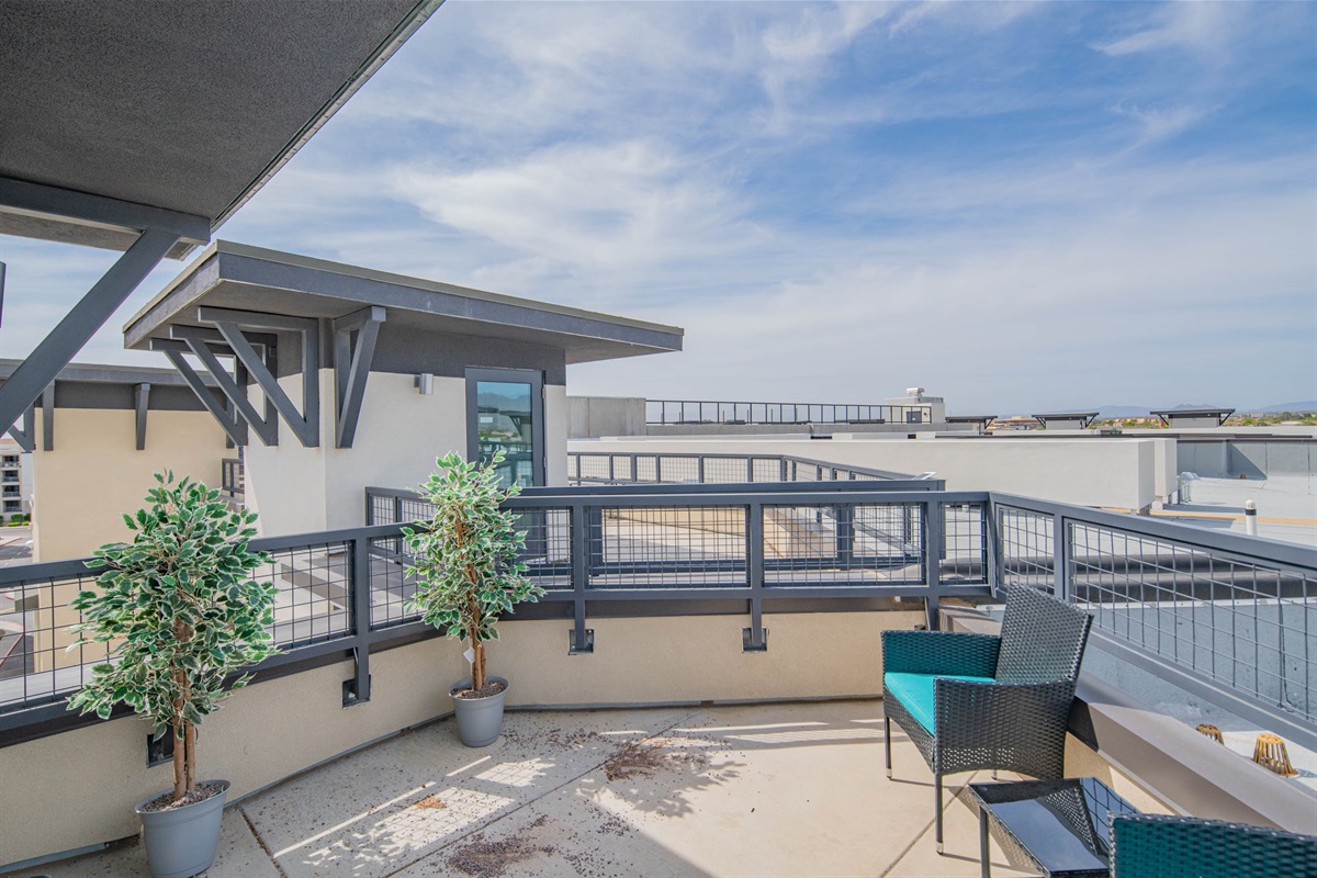 Modern outdoor living.