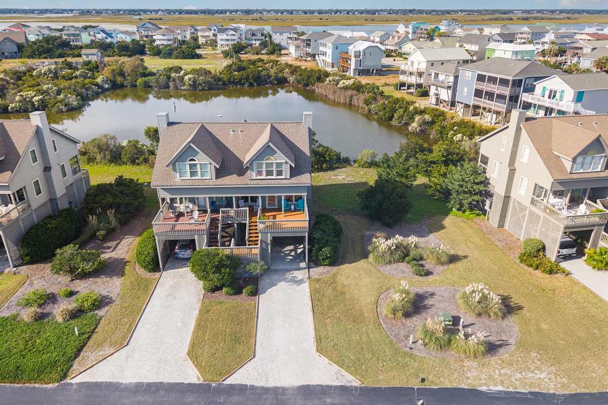 Nature-filled surroundings with peaceful water, wildlife, and coastal charm.